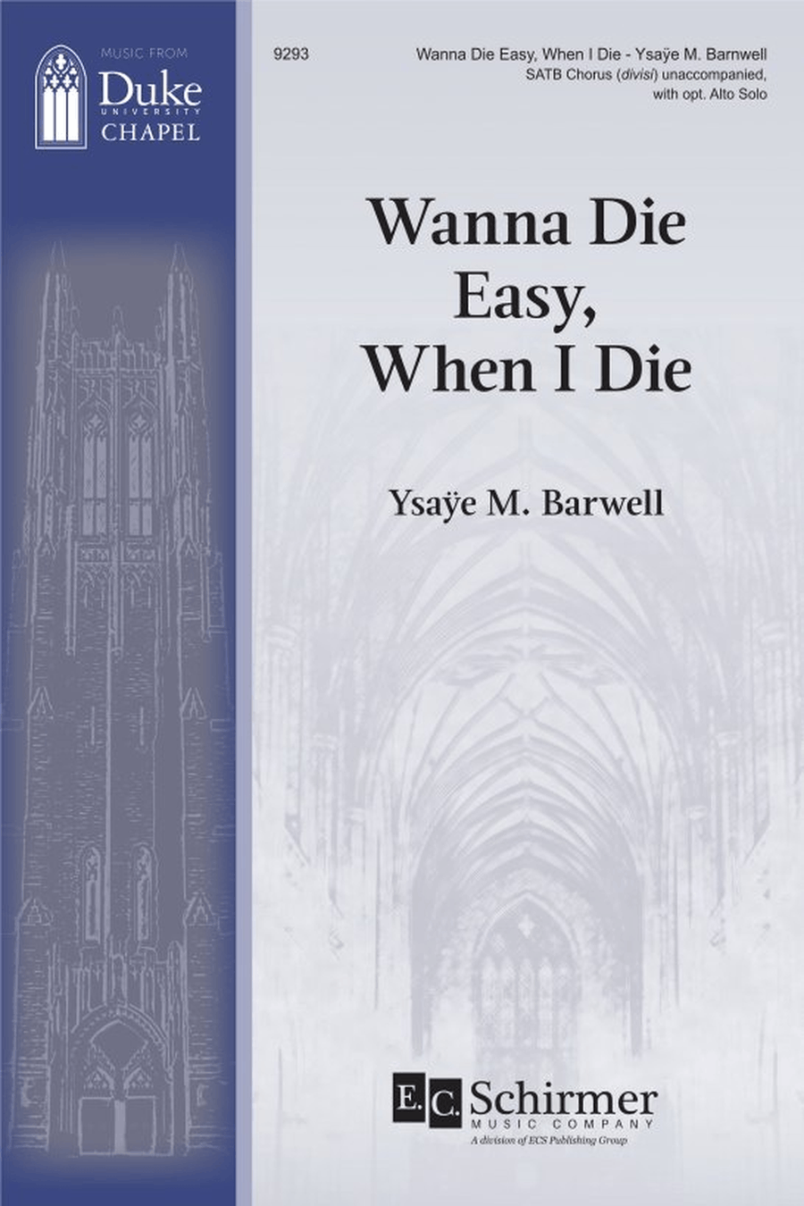 Wanna Die Easy, When I Die Divisi scores gallery preview page 1