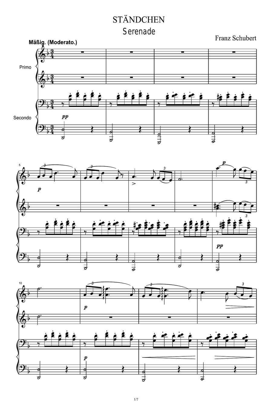 Serenade - Franz Schubert