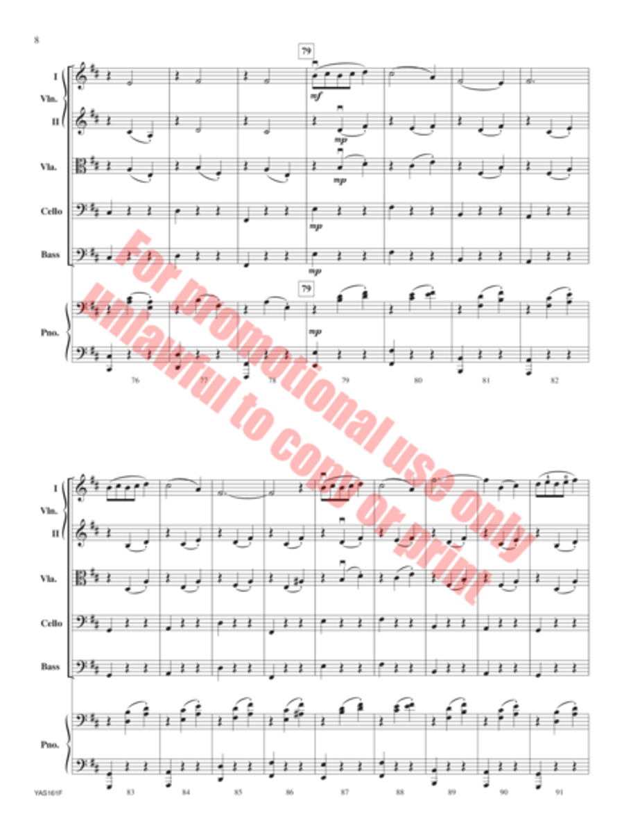 Autumn Waltz Autumn Waltz String Orchestra scores gallery preview page 9