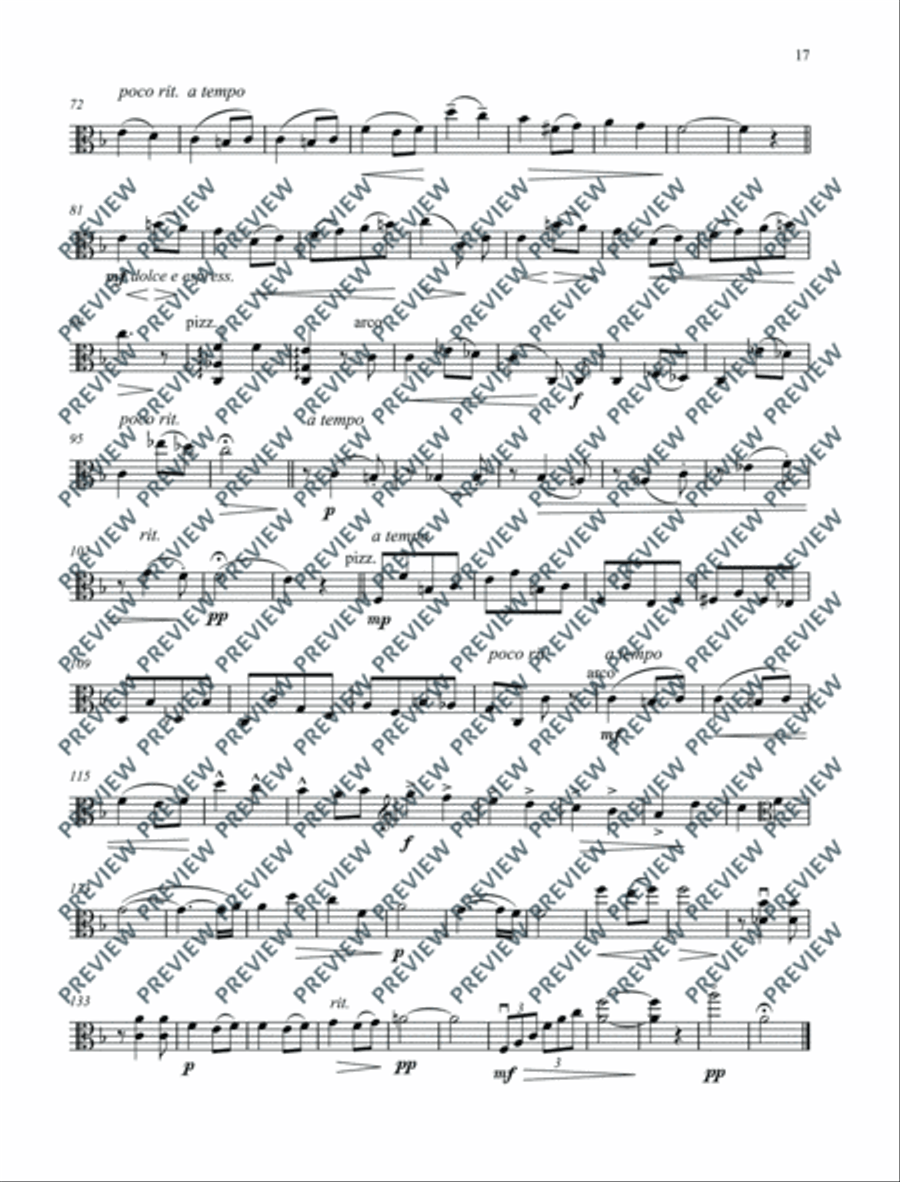 Classical Highlights for Viola Piano Accompaniment scores gallery preview page 18