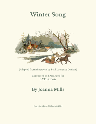 Winter Song (For SATB Choir)