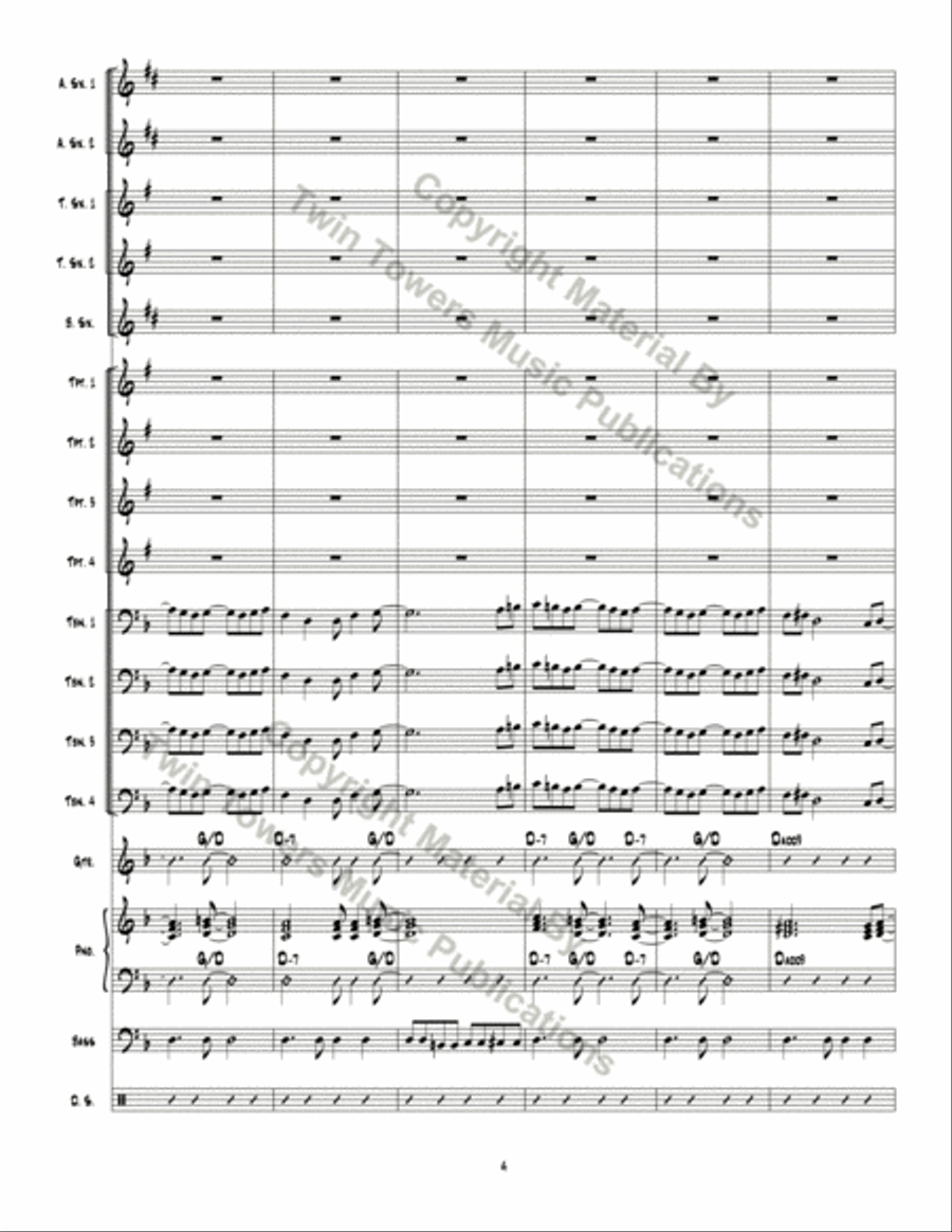 Table Time Table Time Jazz Ensemble scores gallery preview page 5
