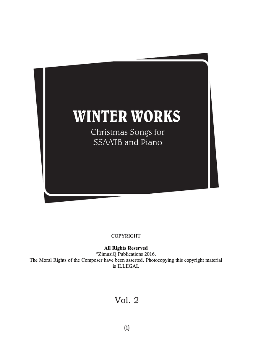 Winter Works Vol. 2 Winter Works Vol. 2 Choir scores gallery preview page 2