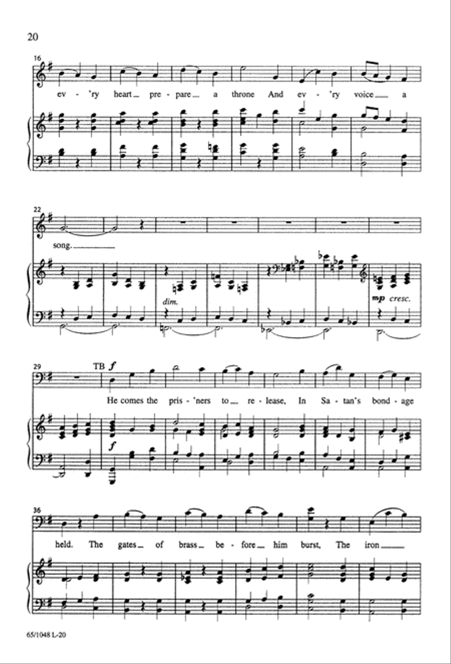 The Light of the World The Light of the World 4-Part scores gallery preview page 22