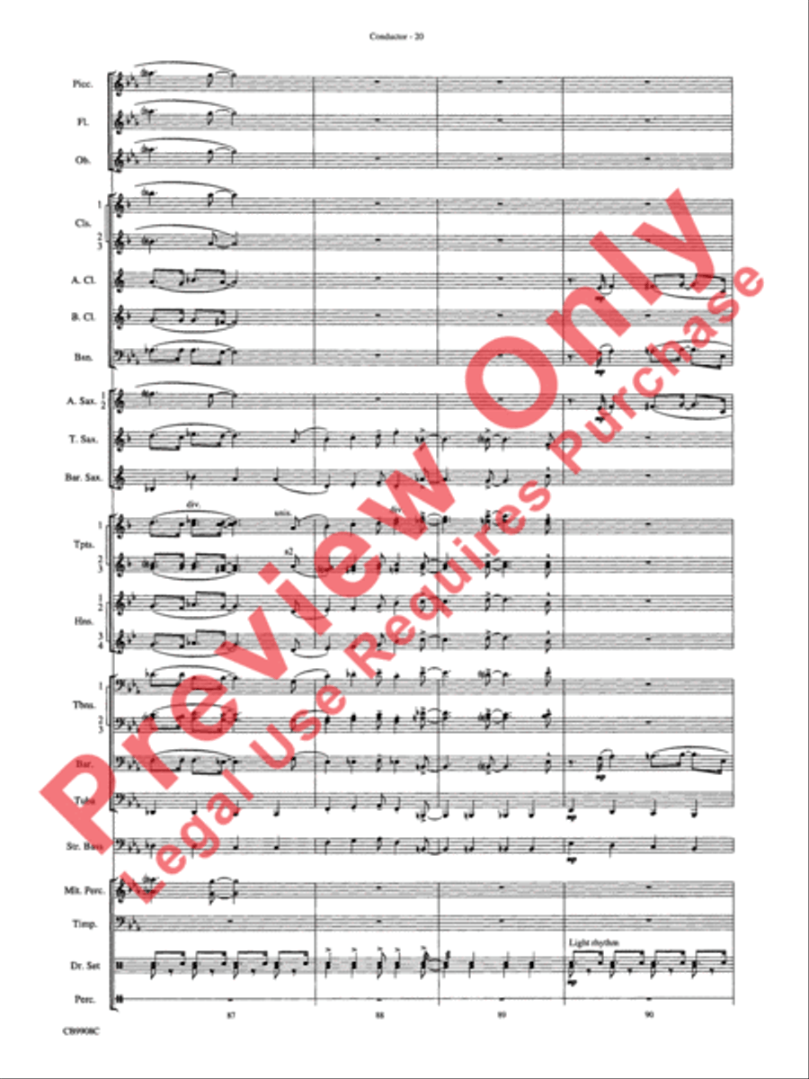 Swing's the Thing Concert Band scores gallery preview page 23