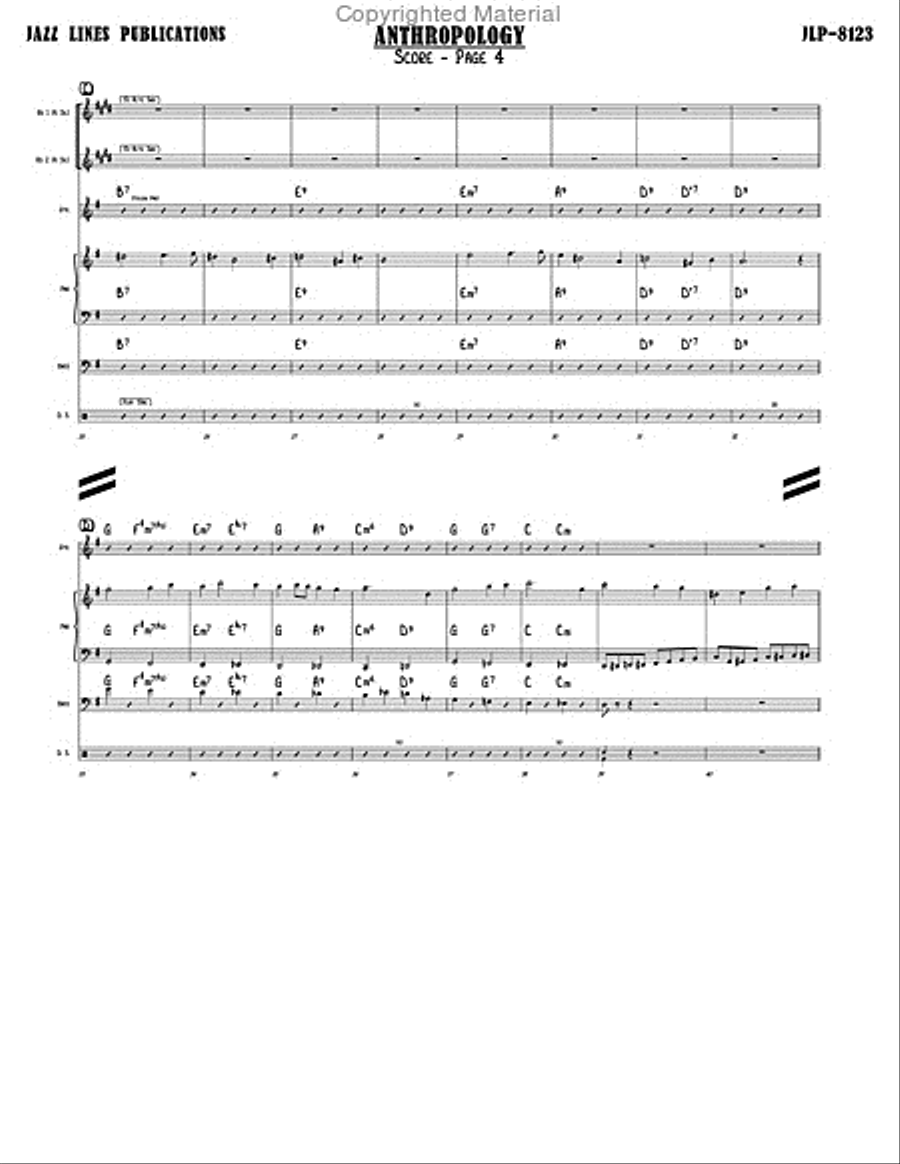 Anthropology Big Band scores gallery preview page 9