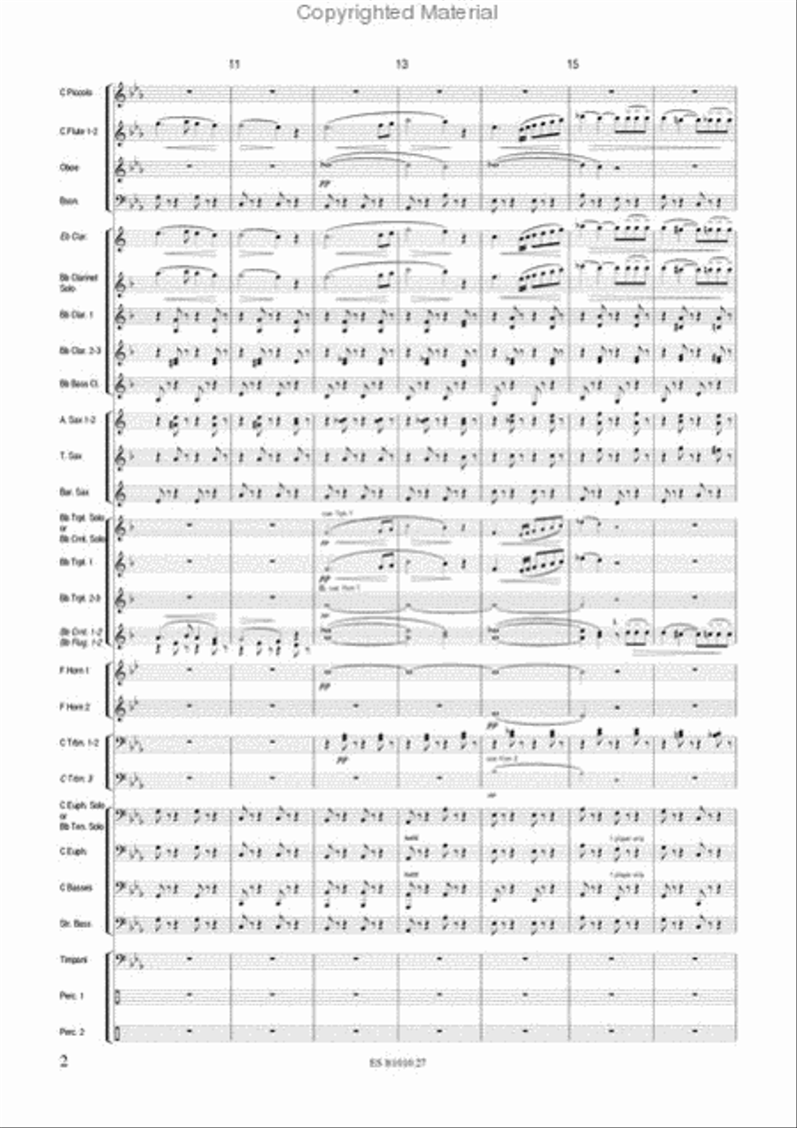 La Traviata - Act 3rd Concert Band scores gallery preview page 5