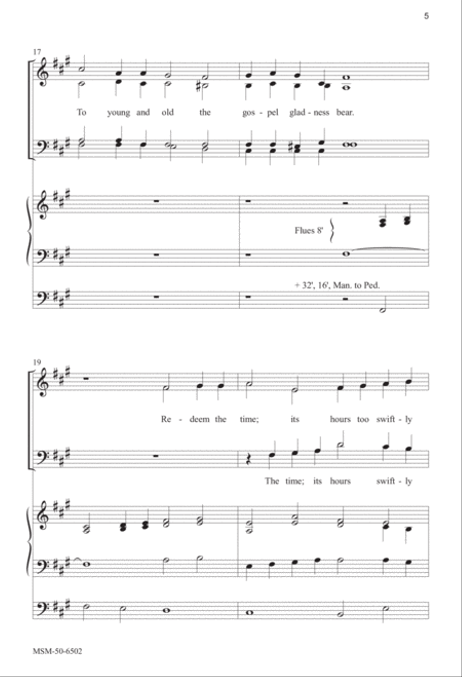 Come Labor On 4-Part scores gallery preview page 5