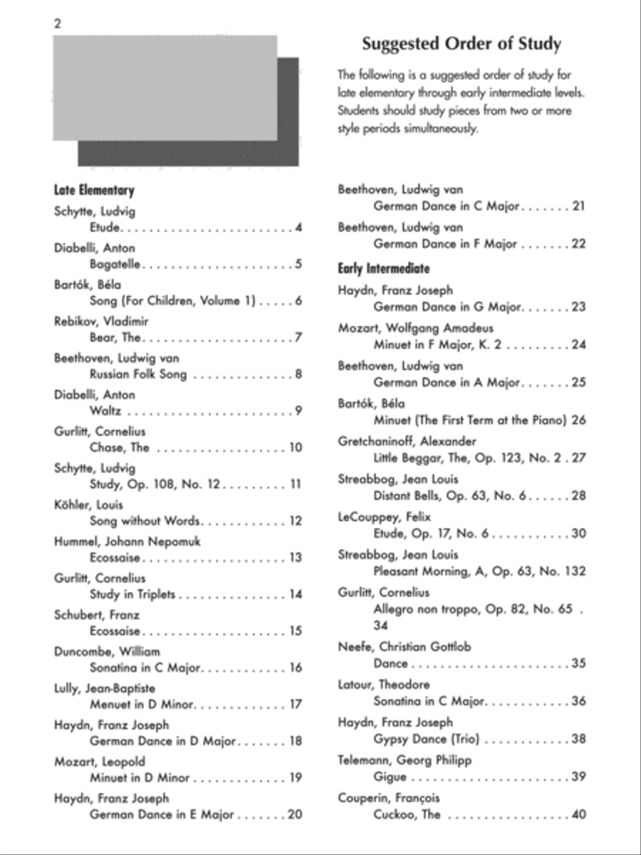 First Favorite Classics, Book 2 Easy Piano scores gallery preview page 2