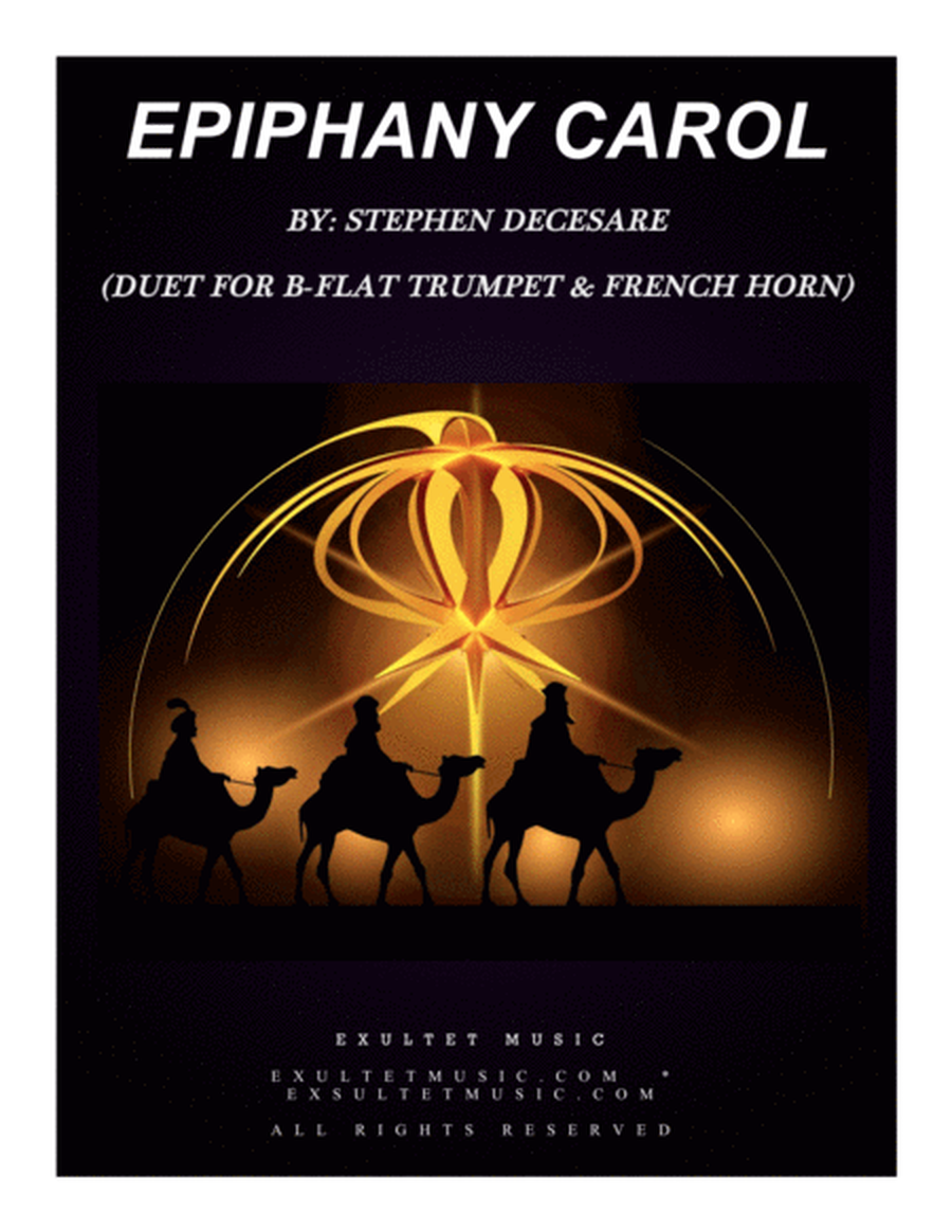 Epiphany Carol (Duet for Bb-Trumpet and French Horn) image number null