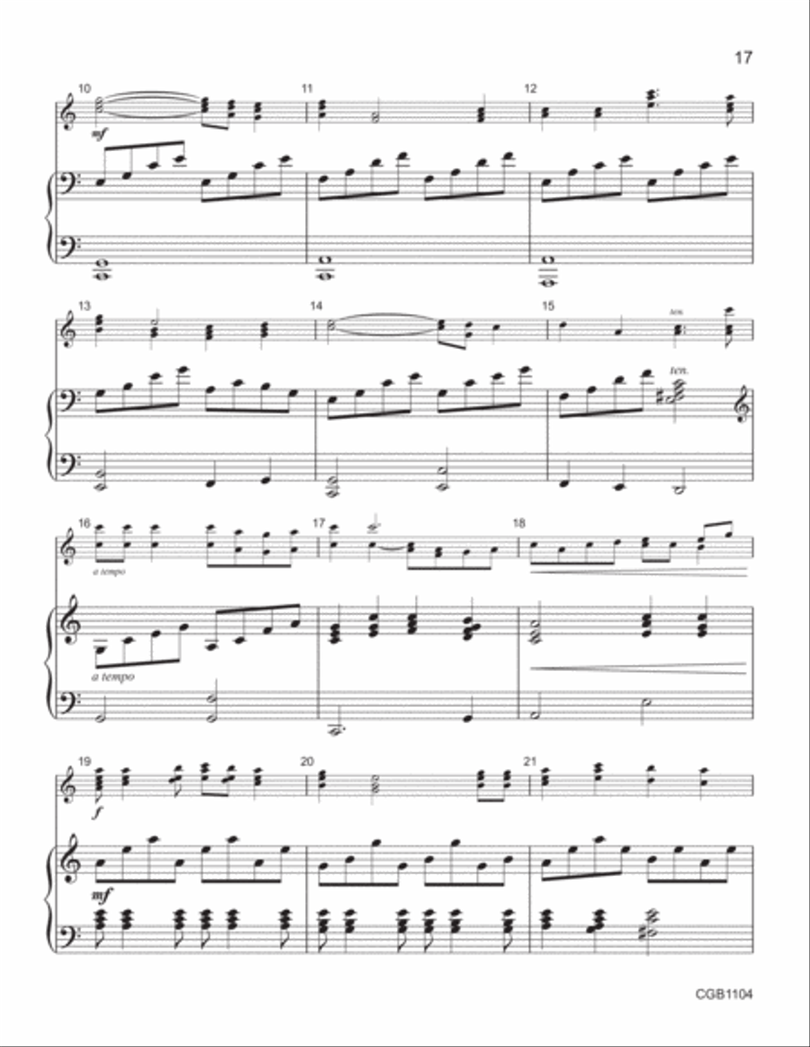 Wade in the Water - Reproducible Handbell Collection Handbell Choir scores gallery preview page 9