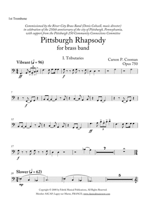 Carson Cooman: Pittsburgh Rhapsody (2008) for brass band, 1st trombone part
