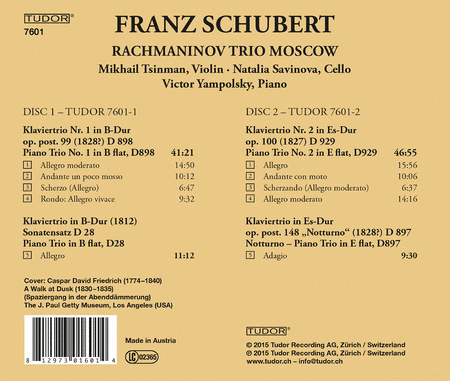 Schubert: Piano Trios