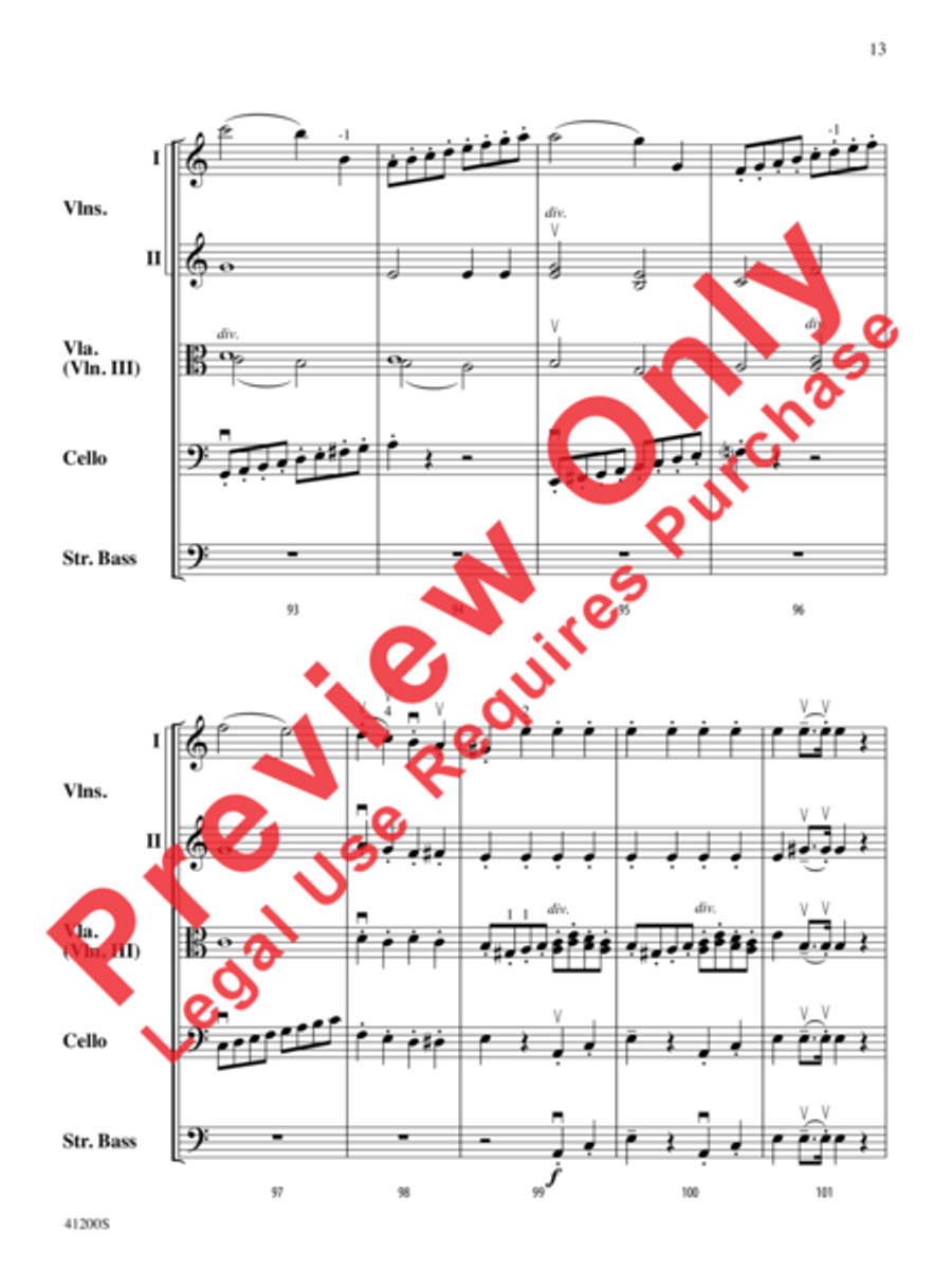 Allegro Molto String Orchestra scores gallery preview page 14