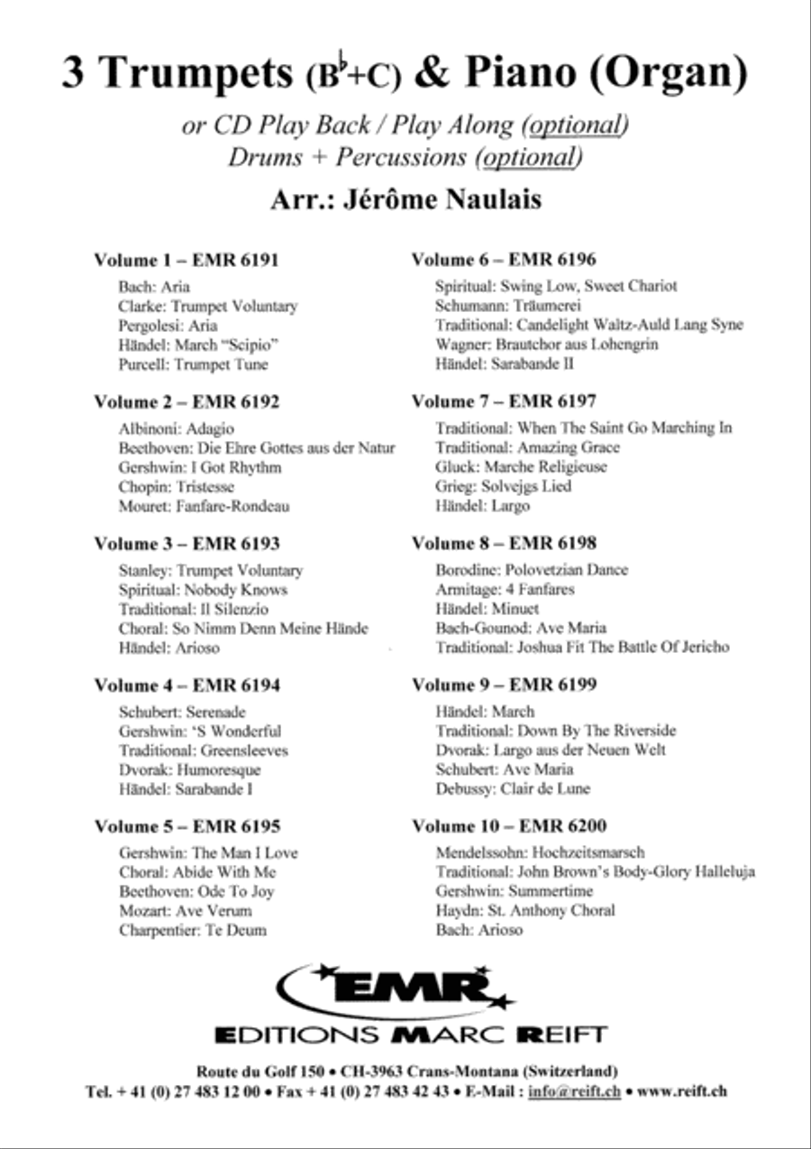 Album Volume 3 Trumpet Trio scores gallery preview page 16