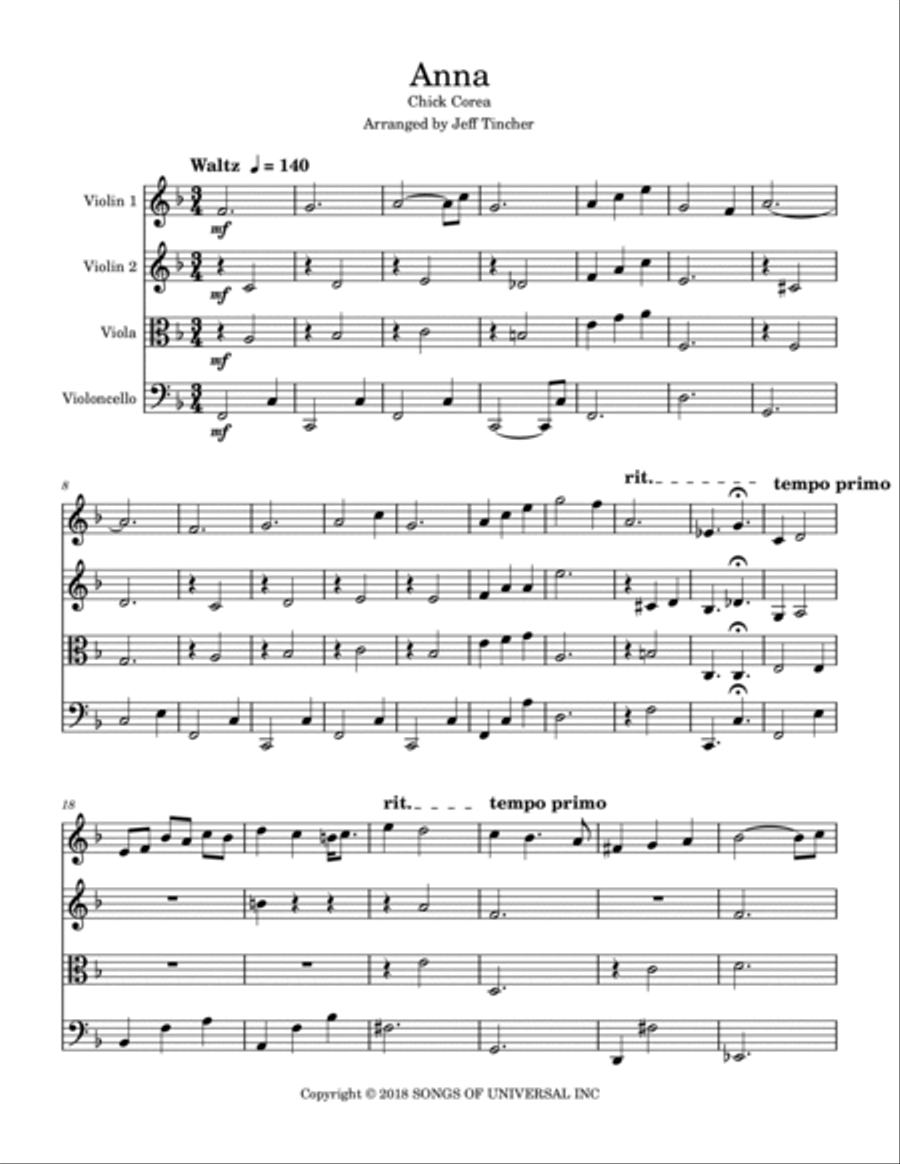 Anna String Quartet scores gallery preview page 2