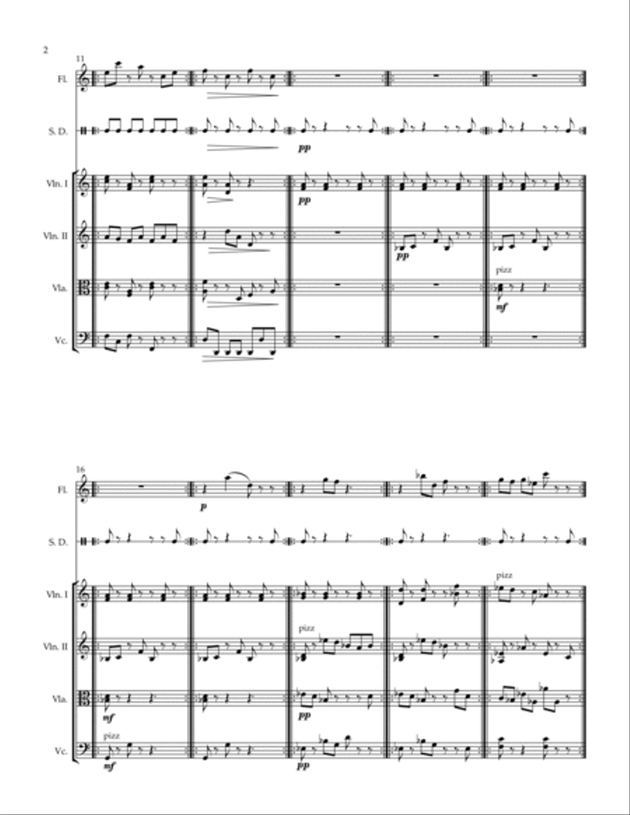 Irregular forms Small Ensemble scores gallery preview page 2