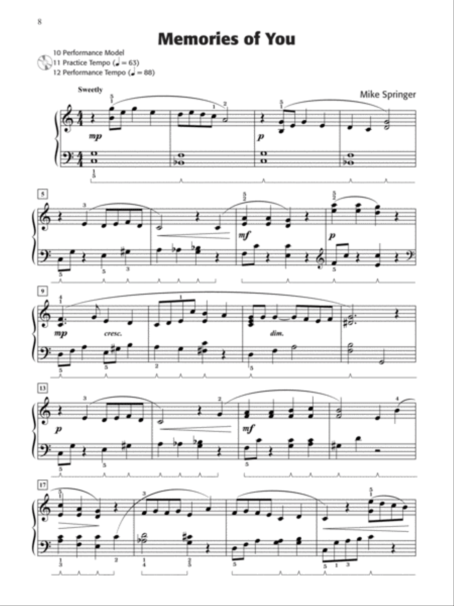 Not Just Another Jazz Book, Book 2 Piano Solo scores gallery preview page 5