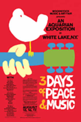 Woodstock Classic Red Wall Poster