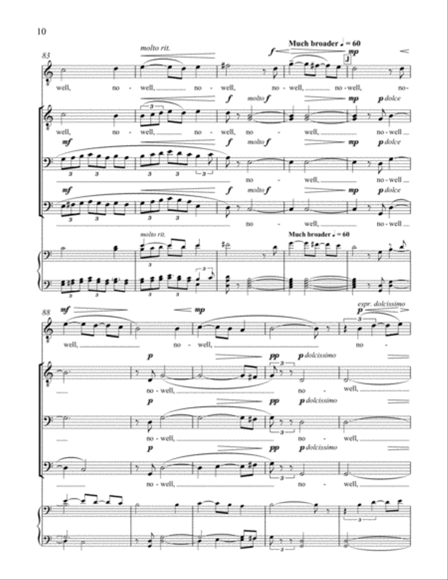 Carols Ancient and New: 2. Sir Christemas TTBB scores gallery preview page 12