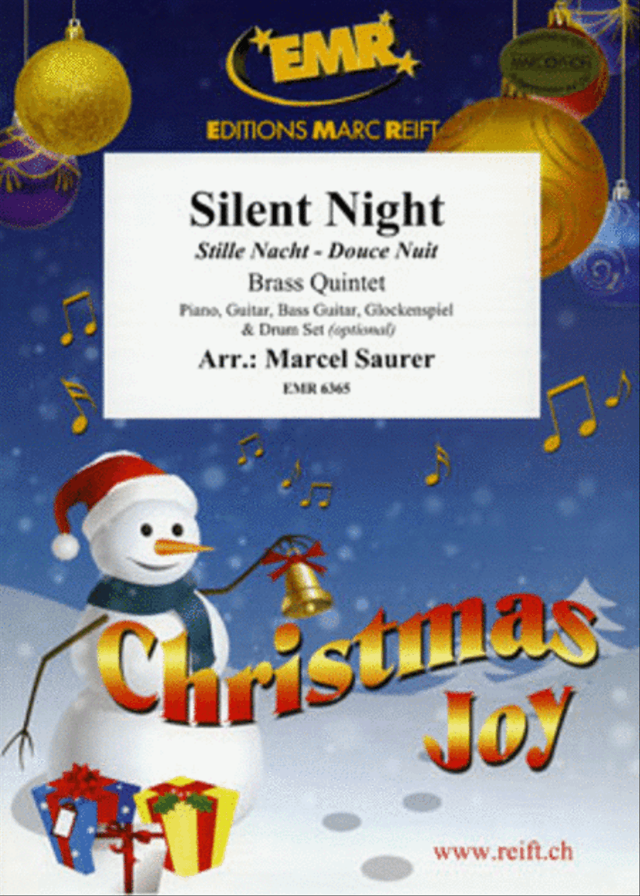 Silent Night Silent Night Brass Band scores gallery preview page 1