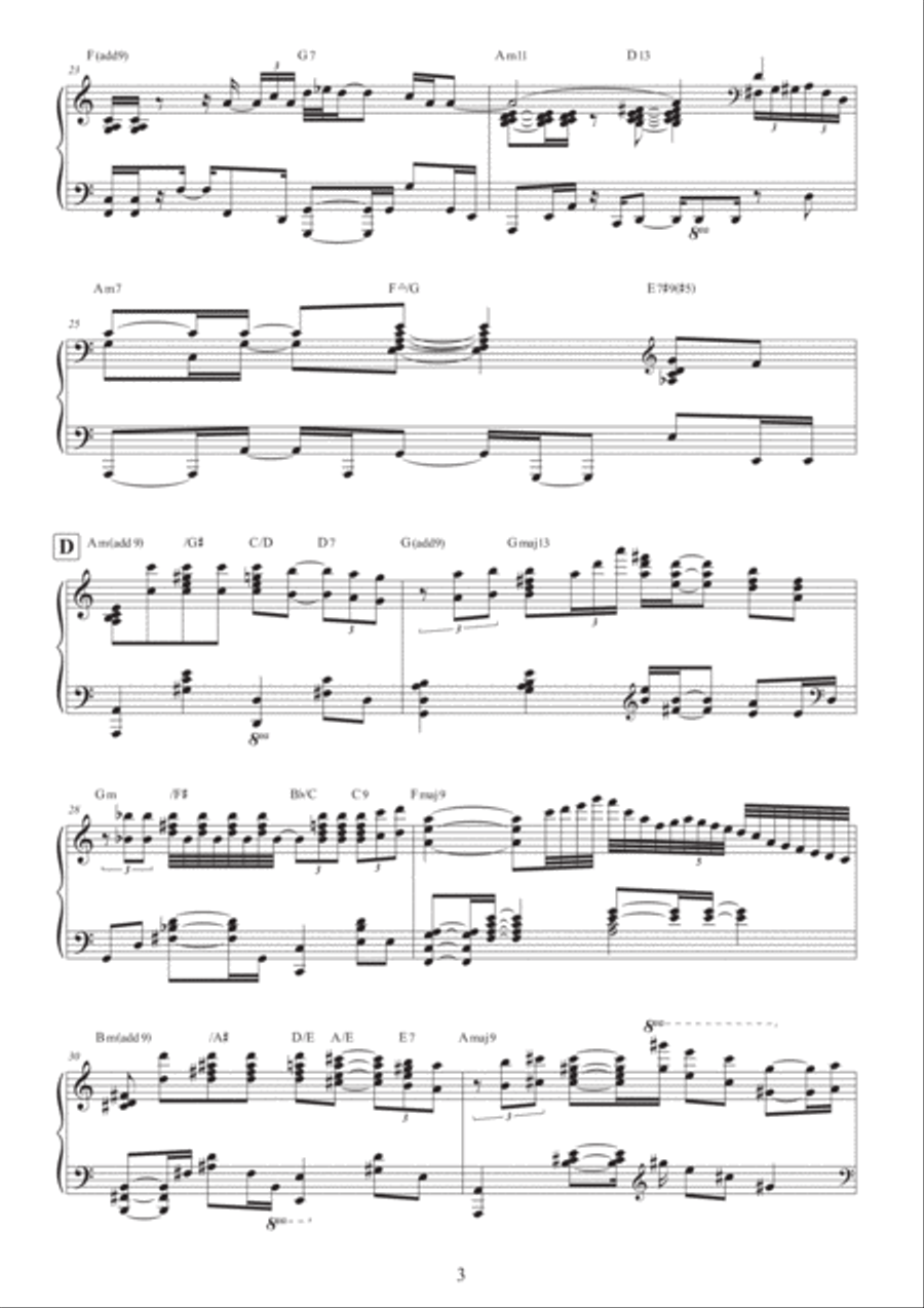 New York State Of Mind Piano Solo scores gallery preview page 3