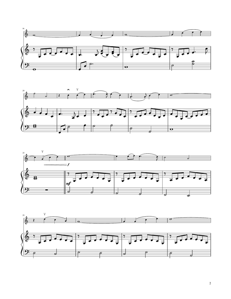 Because He Lives Violin Solo scores gallery preview page 3