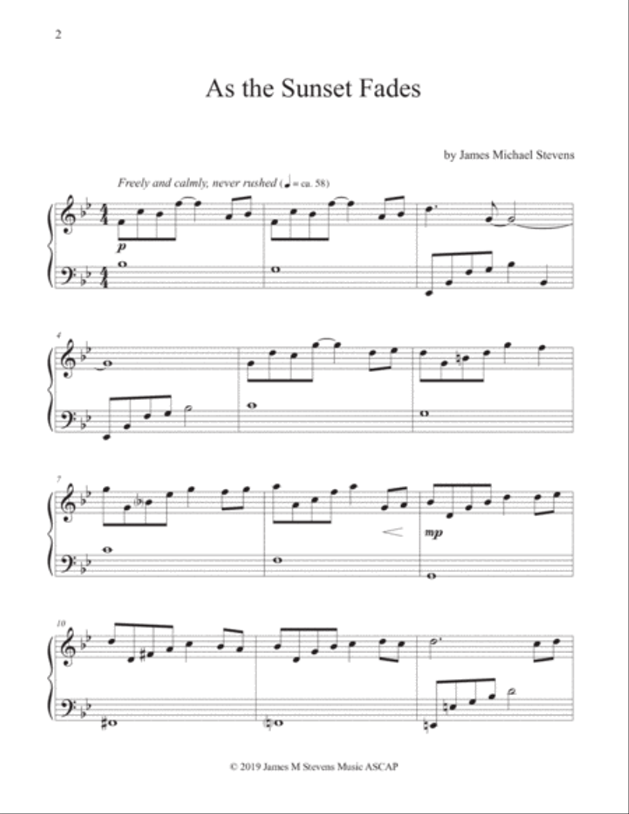 Sunsets Piano Book Piano Solo scores gallery preview page 2