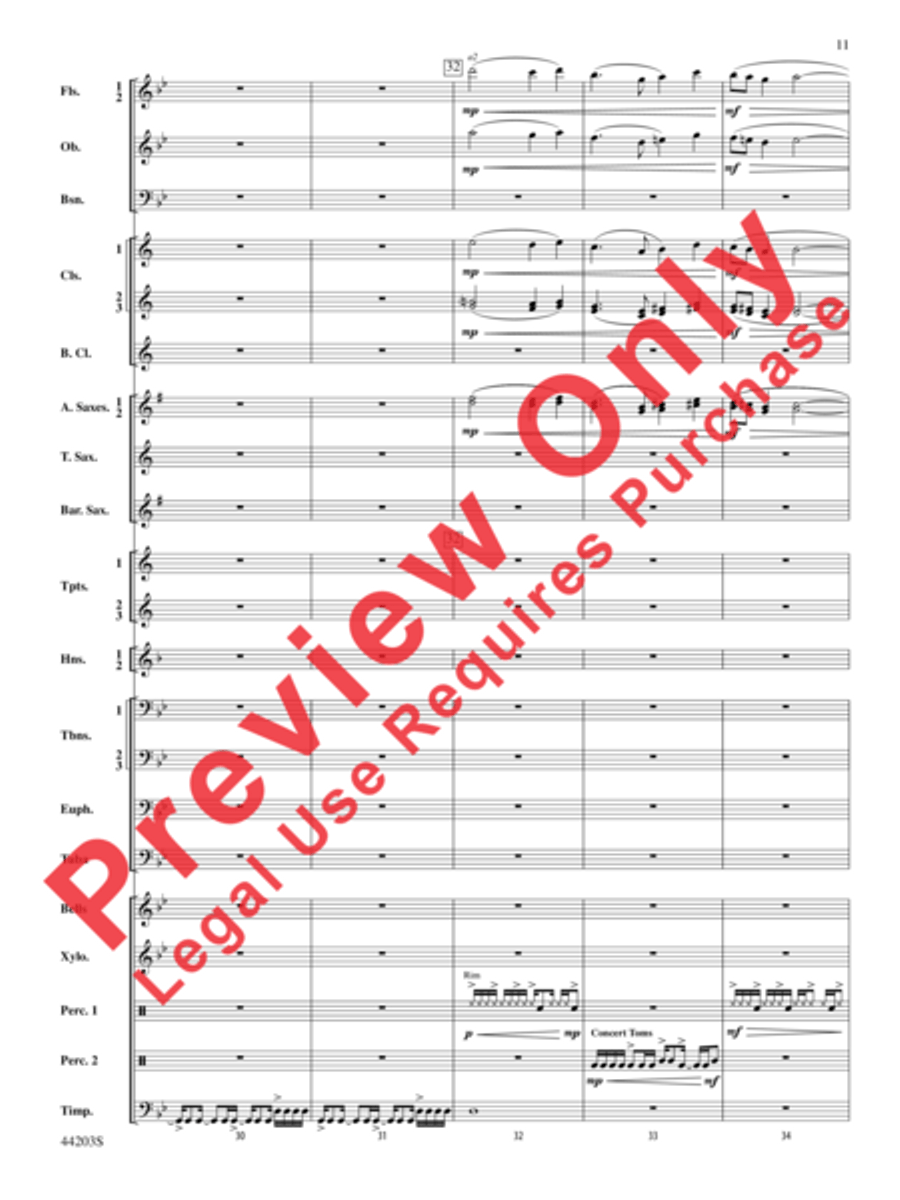 Loco Motion Concert Band scores gallery preview page 23