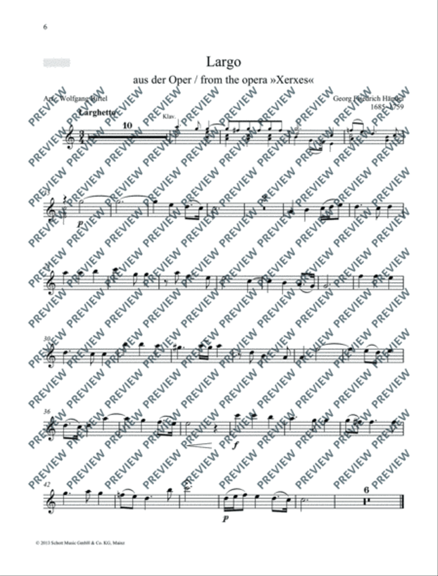 Classical Highlights for Flute Flute Solo scores gallery preview page 7