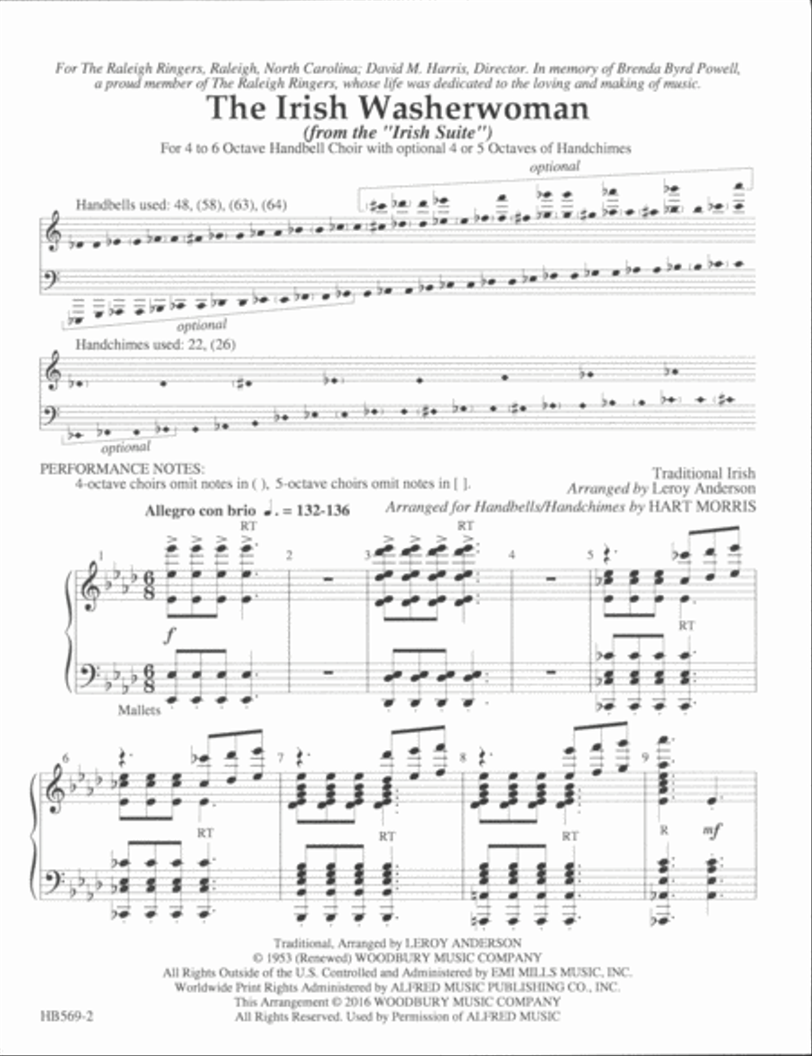 The Irish Washerwoman 5-Octaves scores gallery preview page 2