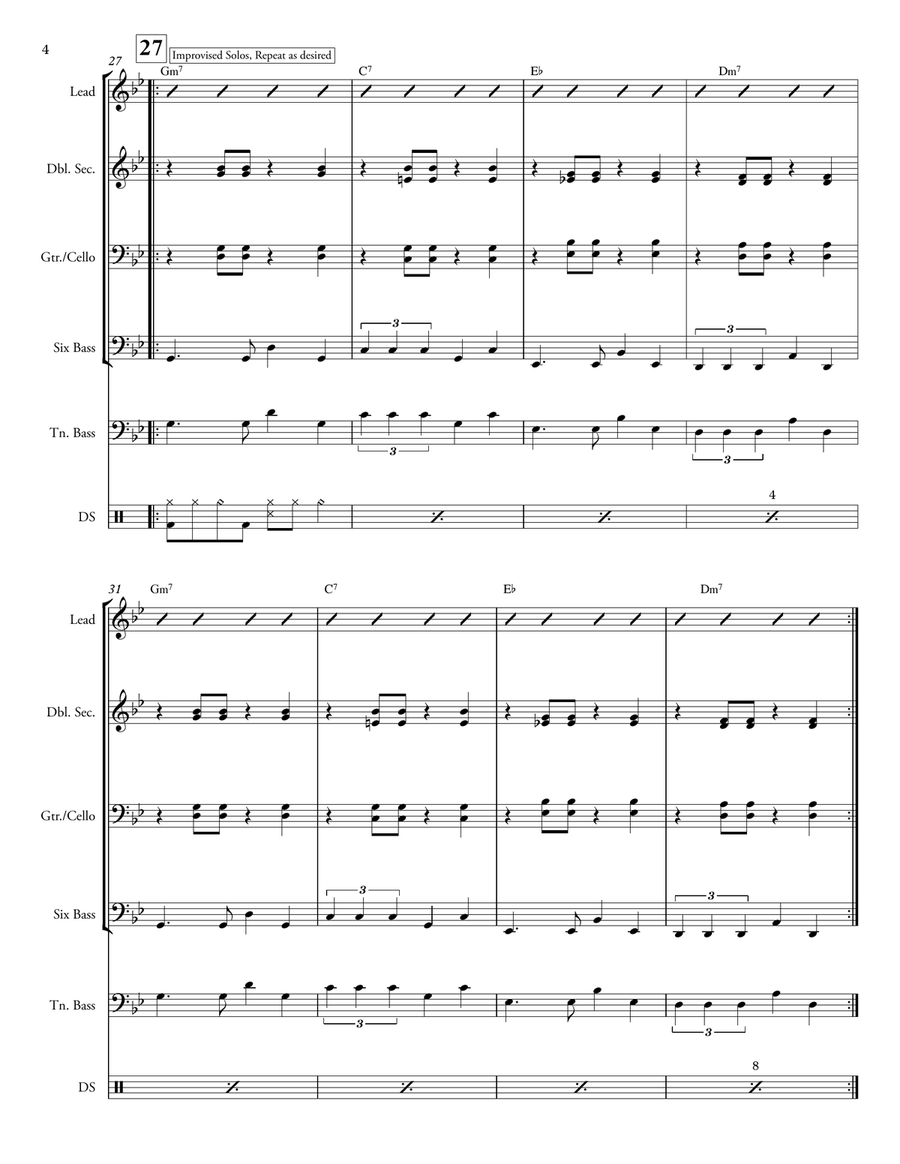 Jamming Percussion Ensemble scores gallery preview page 4