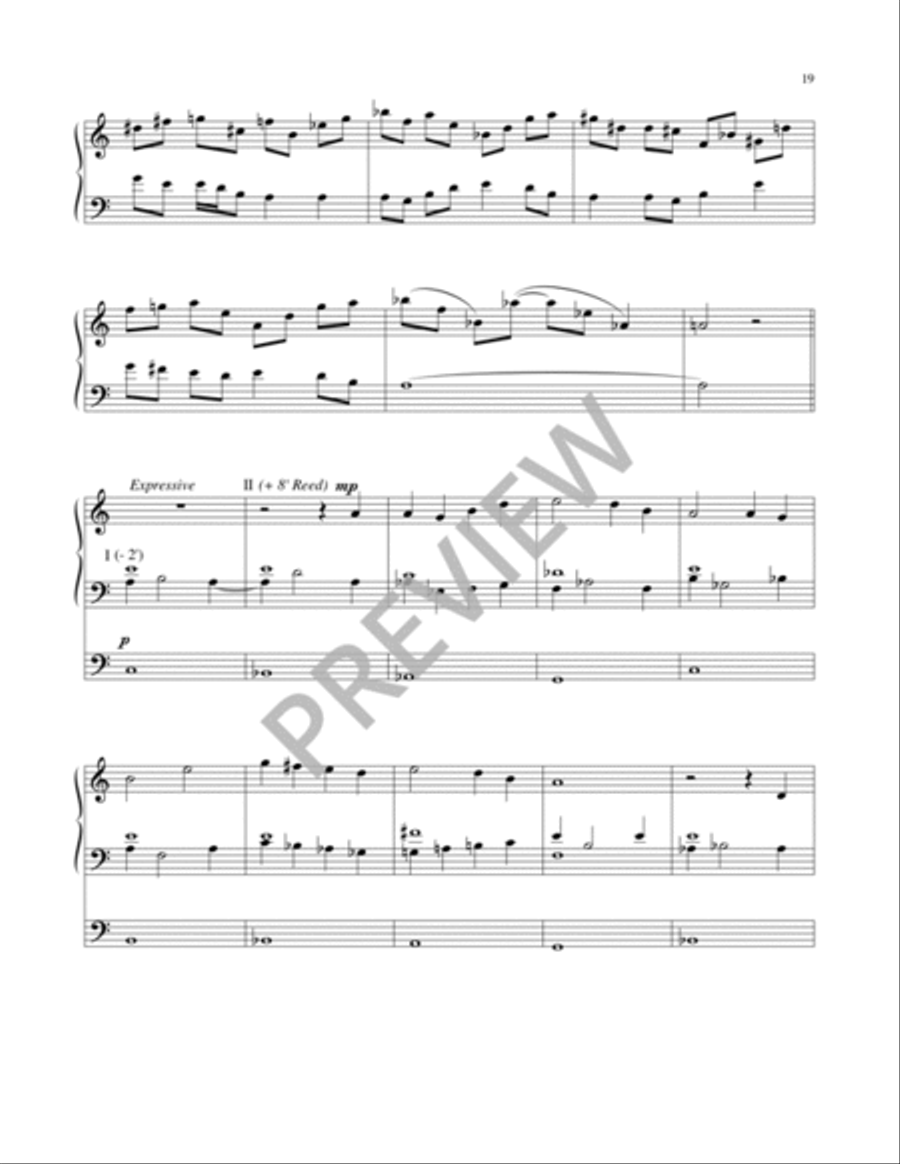 Five Preludes on Early American Tunes Organ scores gallery preview page 21
