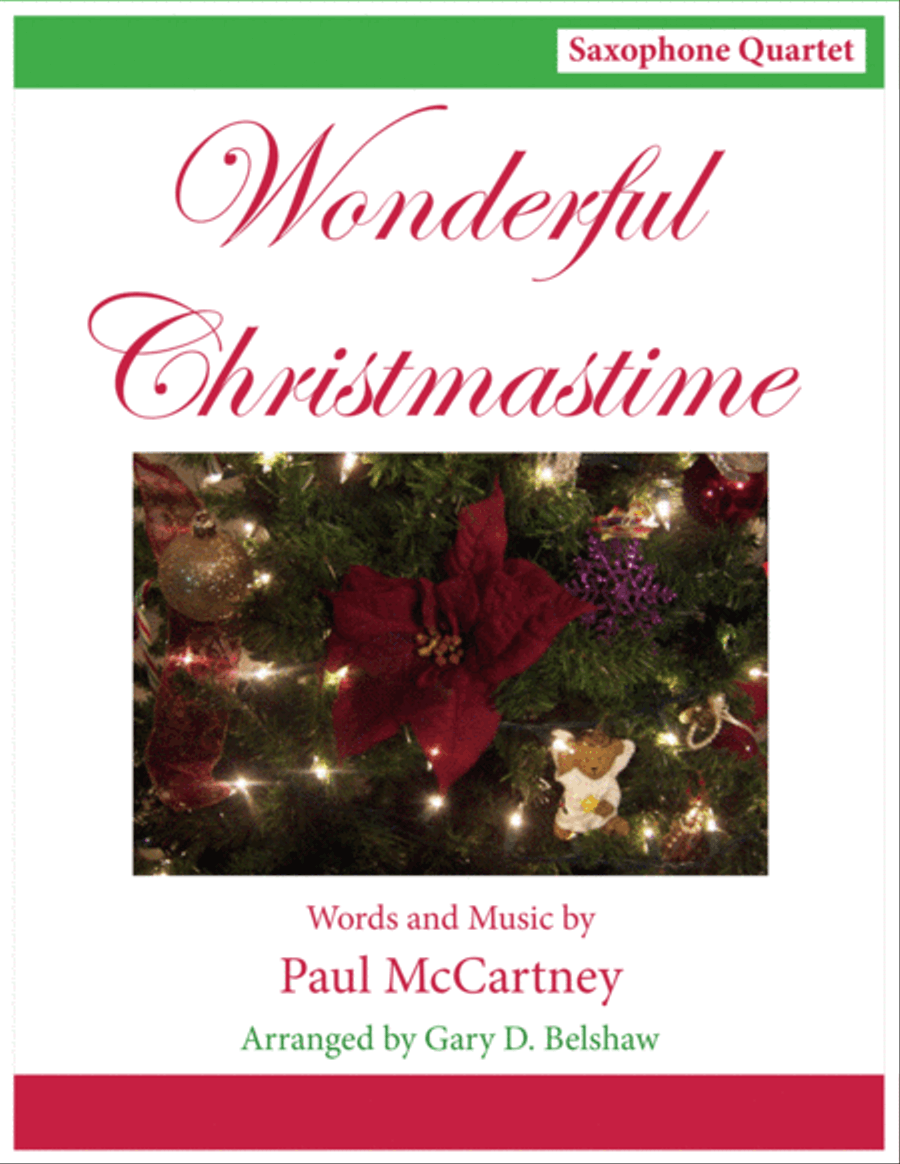 Wonderful Christmastime Woodwind Quartet scores gallery preview page 1