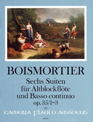 Book cover for Six Suites op. 35, Nr. 1-3 Vol. 1