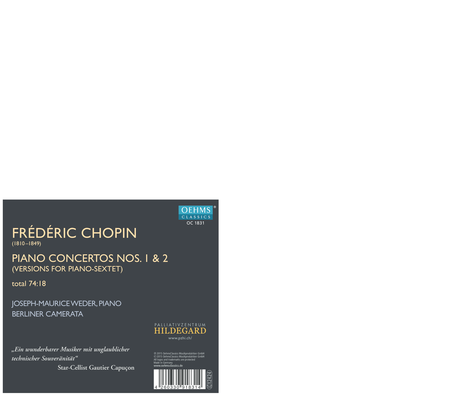 Chopin: Piano Concertos Nos. 1 & 2