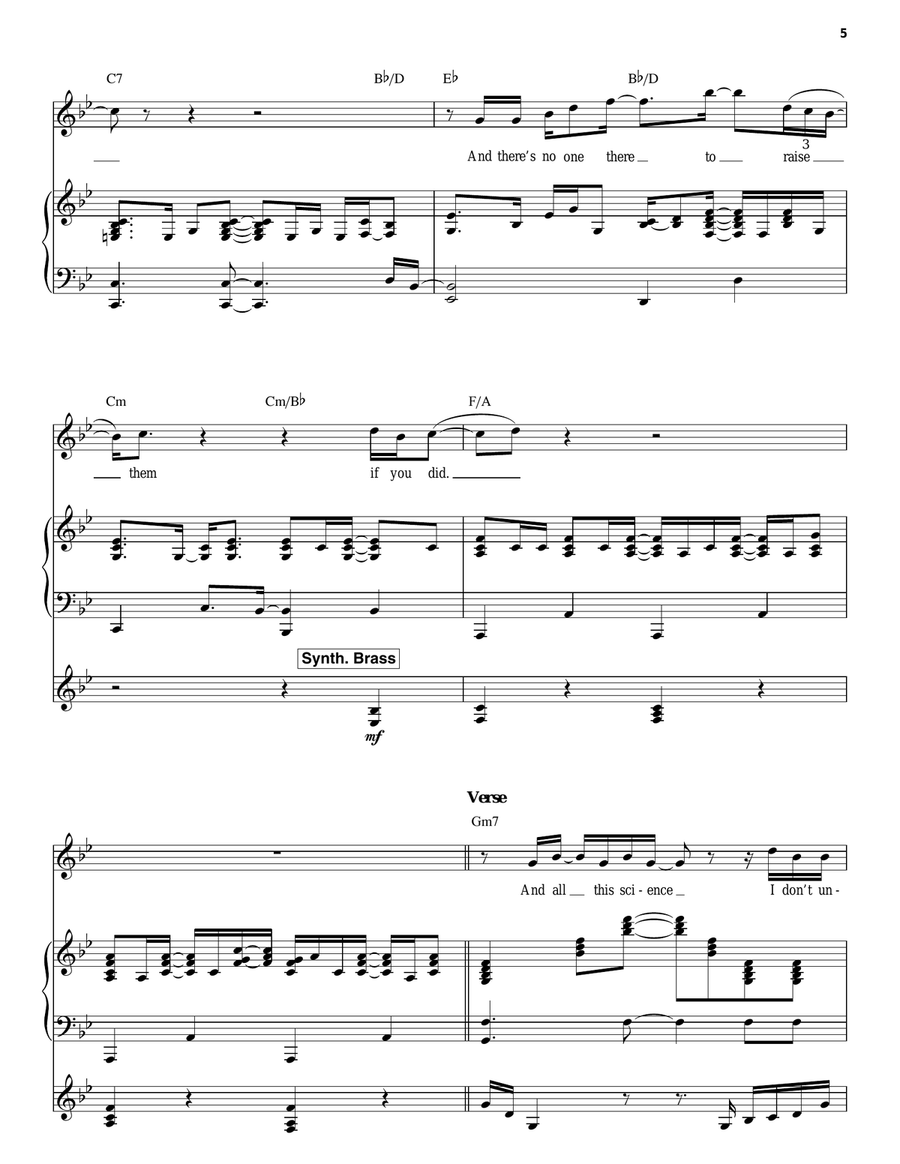 Rocket Man (I Think It's Gonna Be A Long Long Time) Piano scores gallery preview page 5