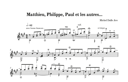 Matthieu, Philippe, Paul et les autres...