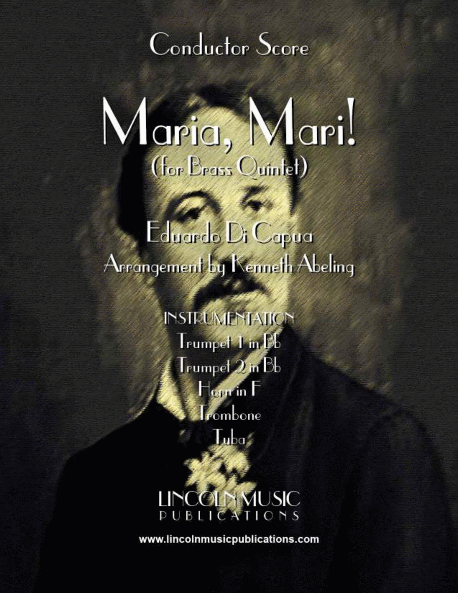 Maria, Mari! (Oh Marie) for Brass Quintet) Brass Quintet scores gallery preview page 1