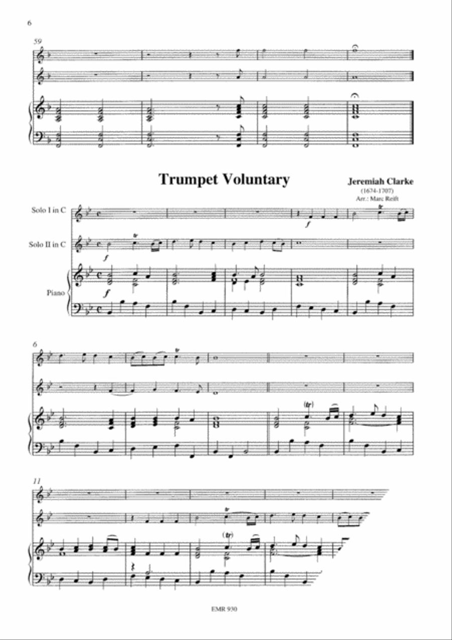 Wedding Music Brass Ensemble scores gallery preview page 4