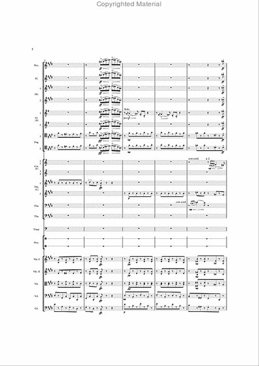 Facade: First and Second Suites for Orchestra Orchestra scores gallery preview page 3