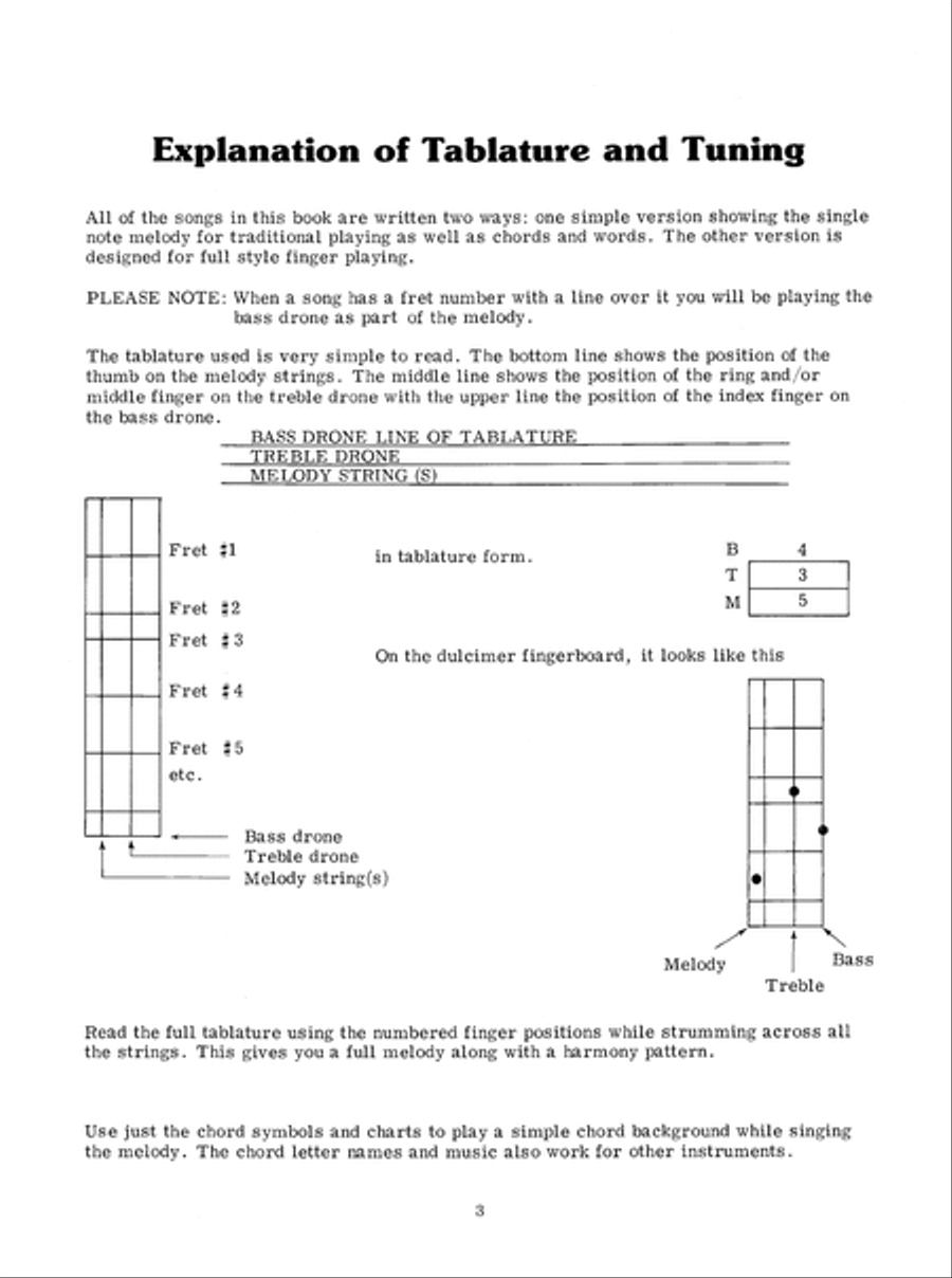 Dulcimer Song Book Dulcimer scores gallery preview page 9