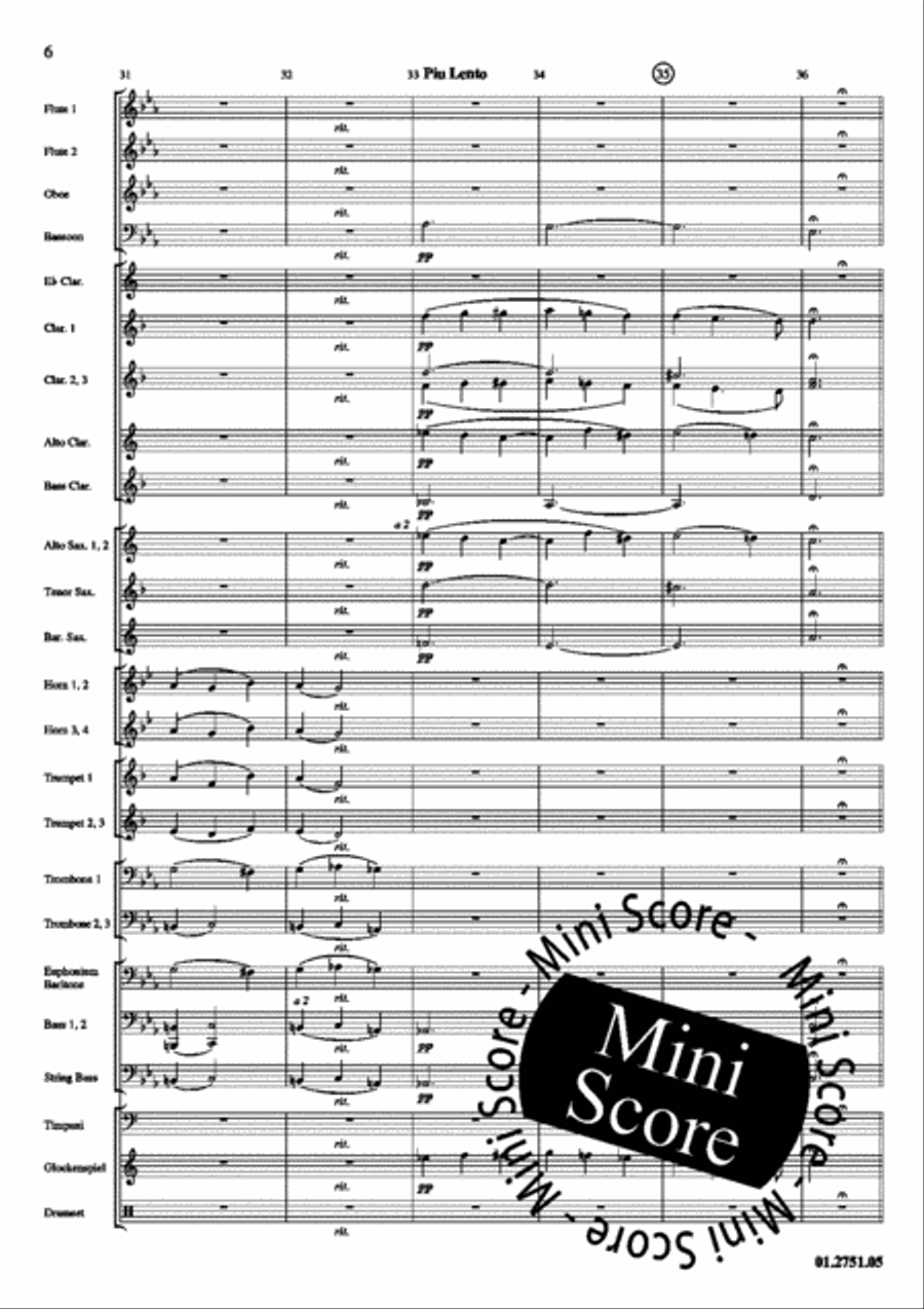Five Little Chorals Five Little Chorals Concert Band scores gallery preview page 10