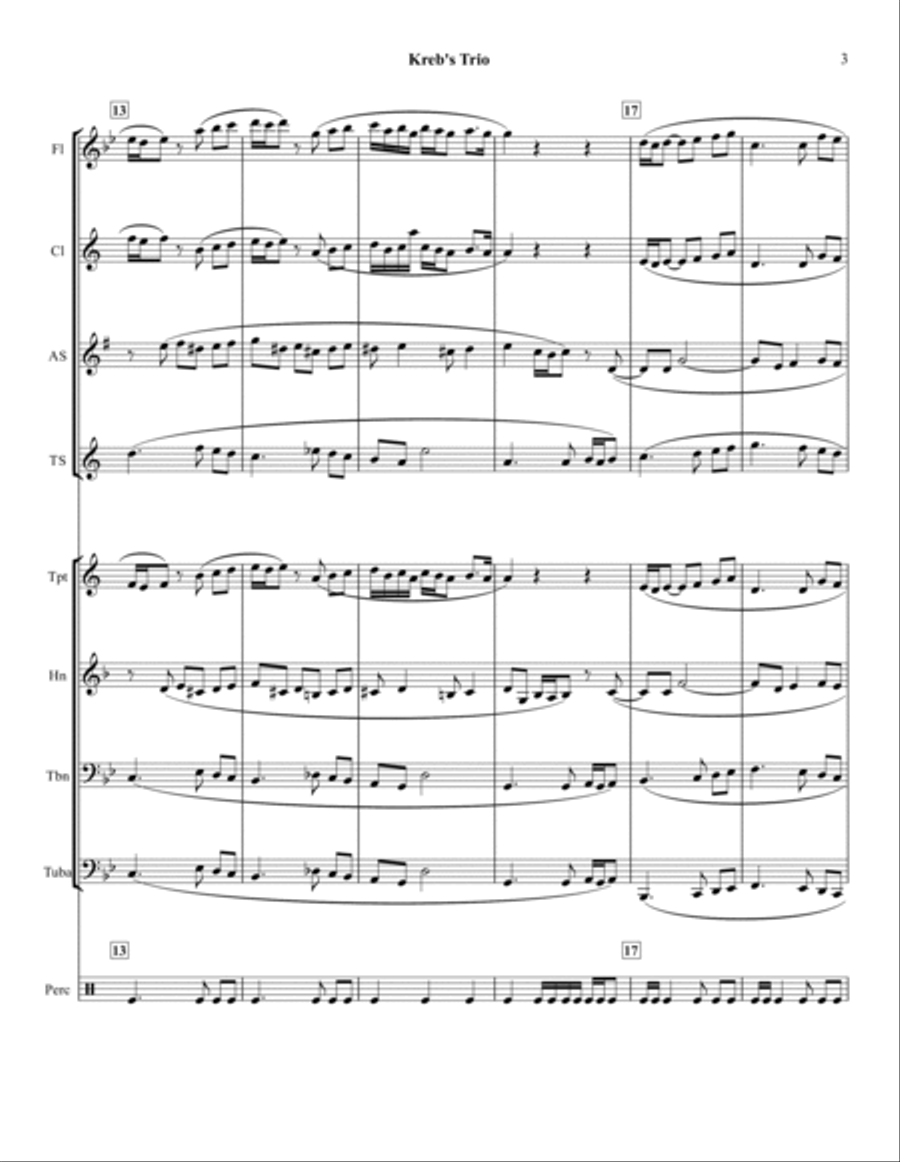 Krebs Trio Concert Band scores gallery preview page 4