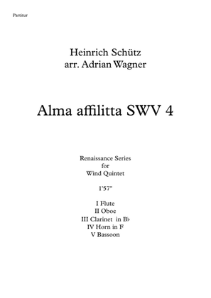 Alma affilitta SWV 4 (Heinrich Schütz) Wind Quintet arr. Adrian Wagner