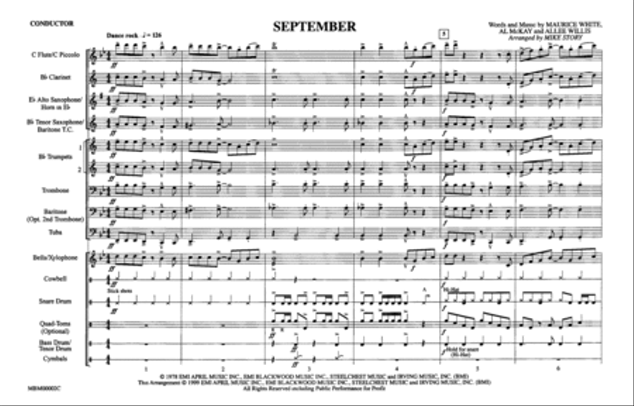September September Marching Band scores gallery preview page 10