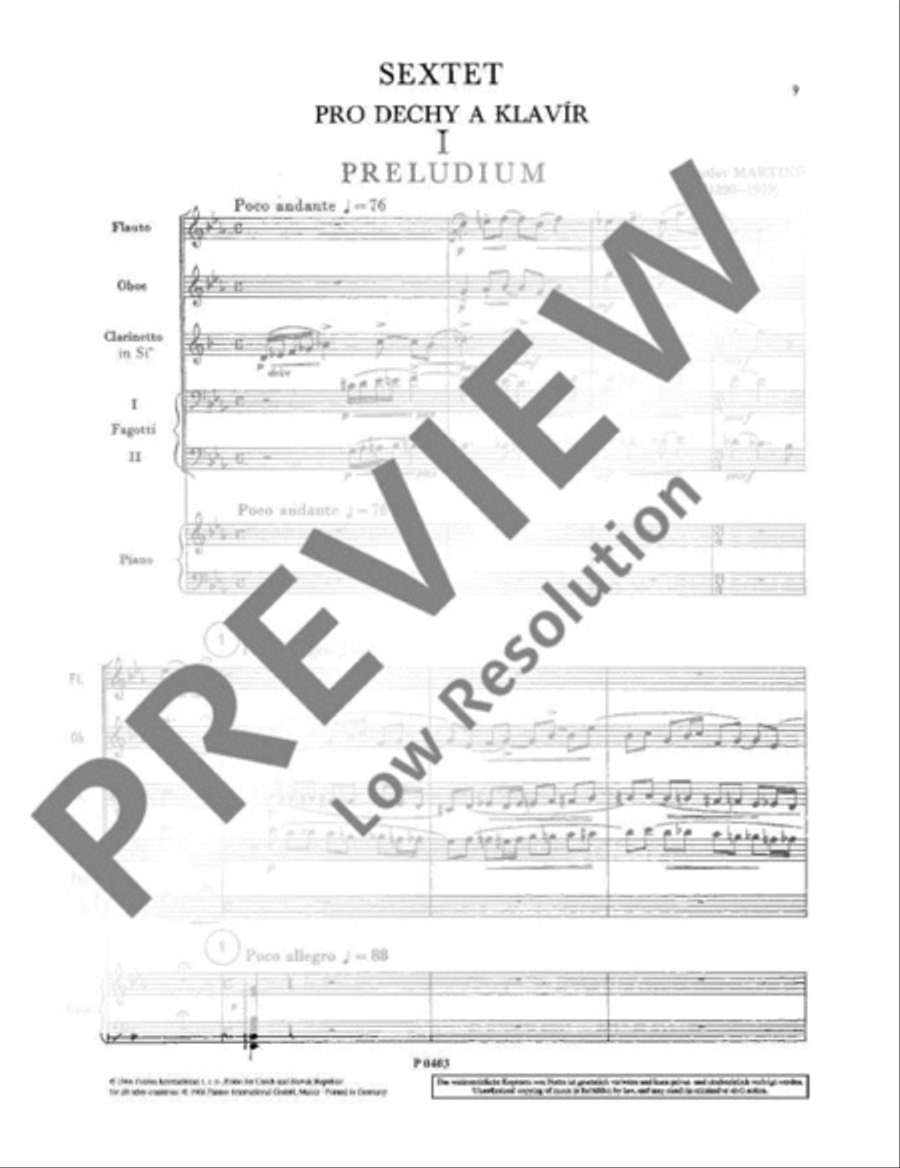 Sextet Sextet Bassoon scores gallery preview page 10
