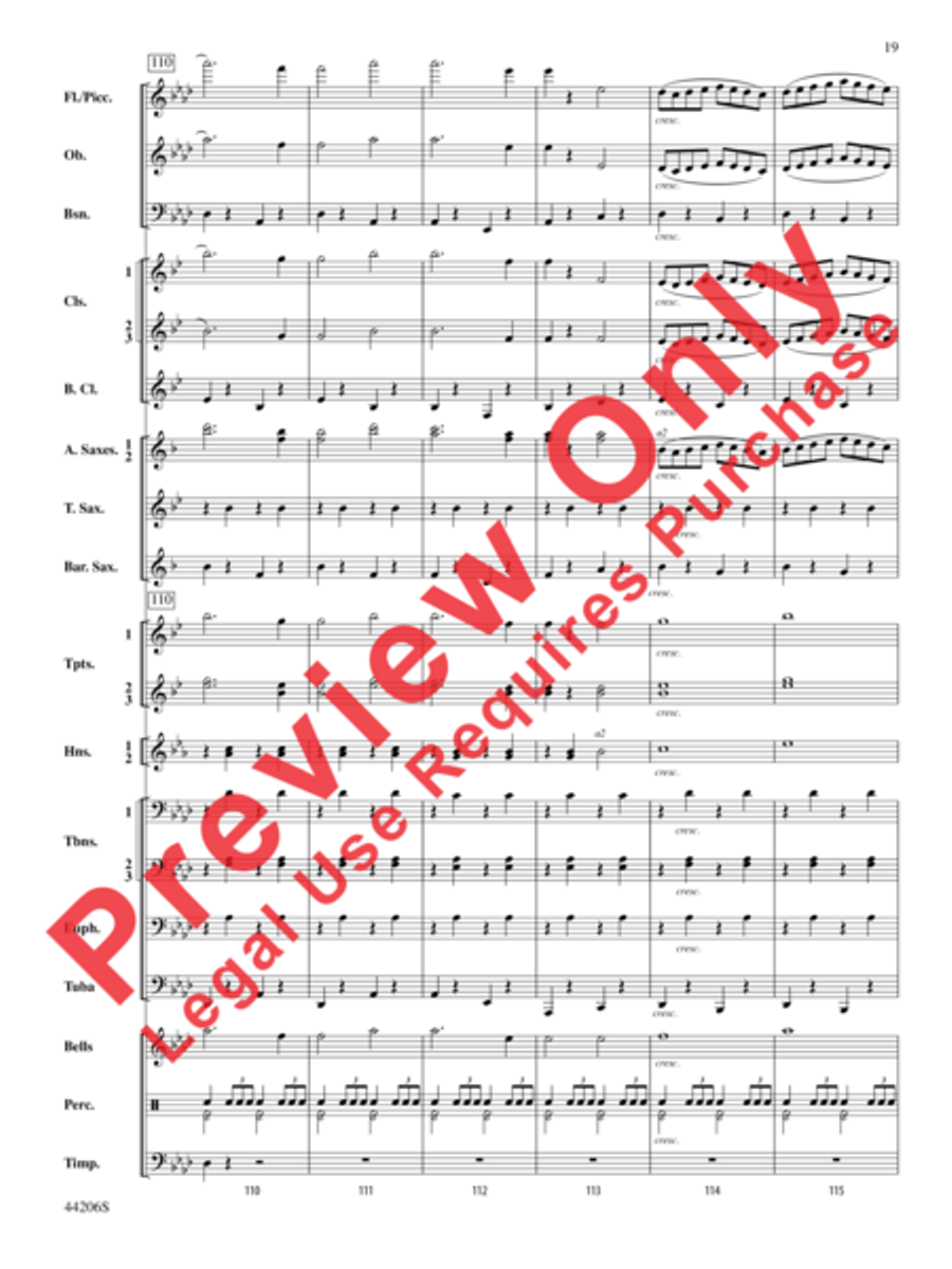 March America Concert Band scores gallery preview page 20
