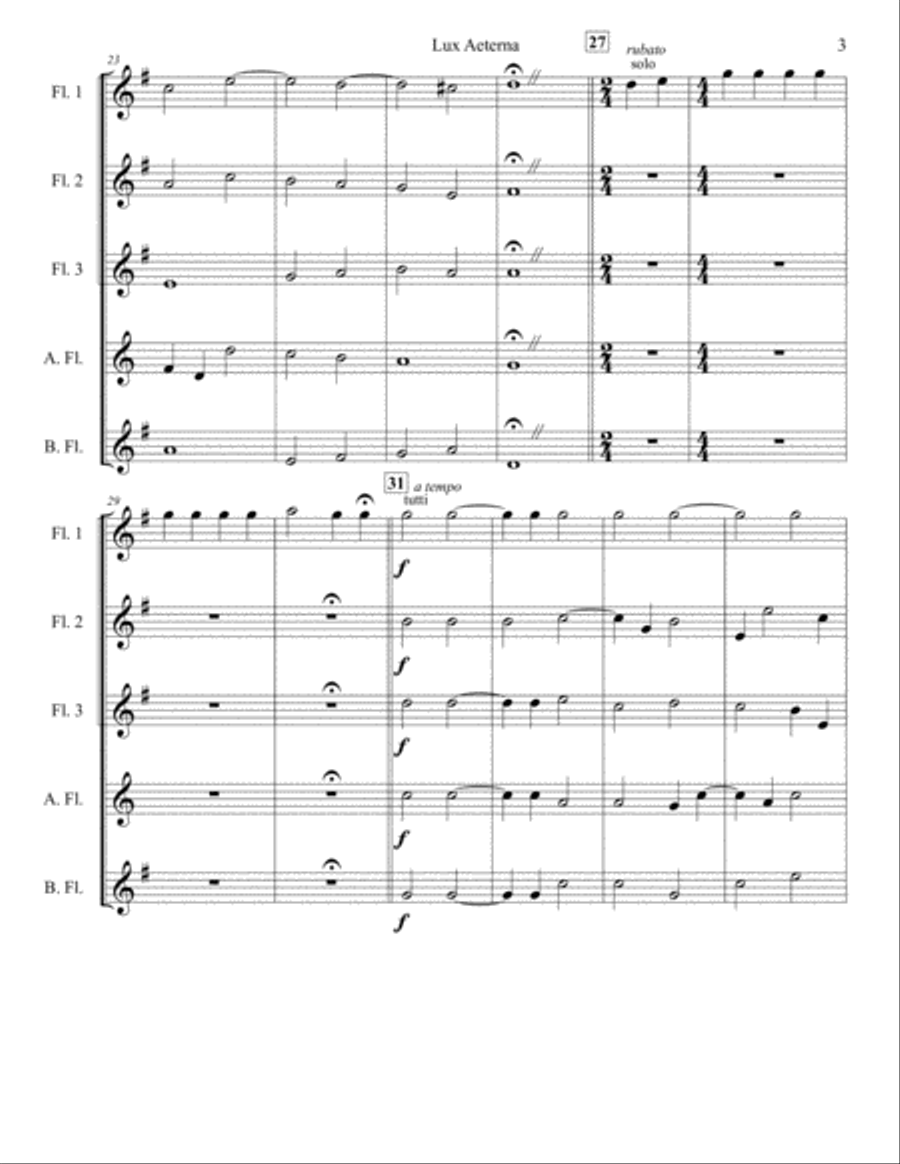 Lux Aeterna Woodwind Ensemble scores gallery preview page 4