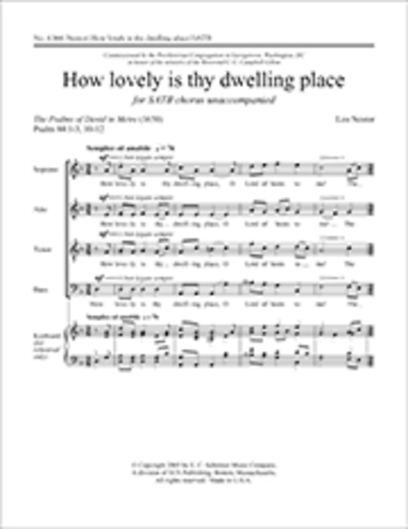 How Lovely Is Thy Dwelling Place image number null